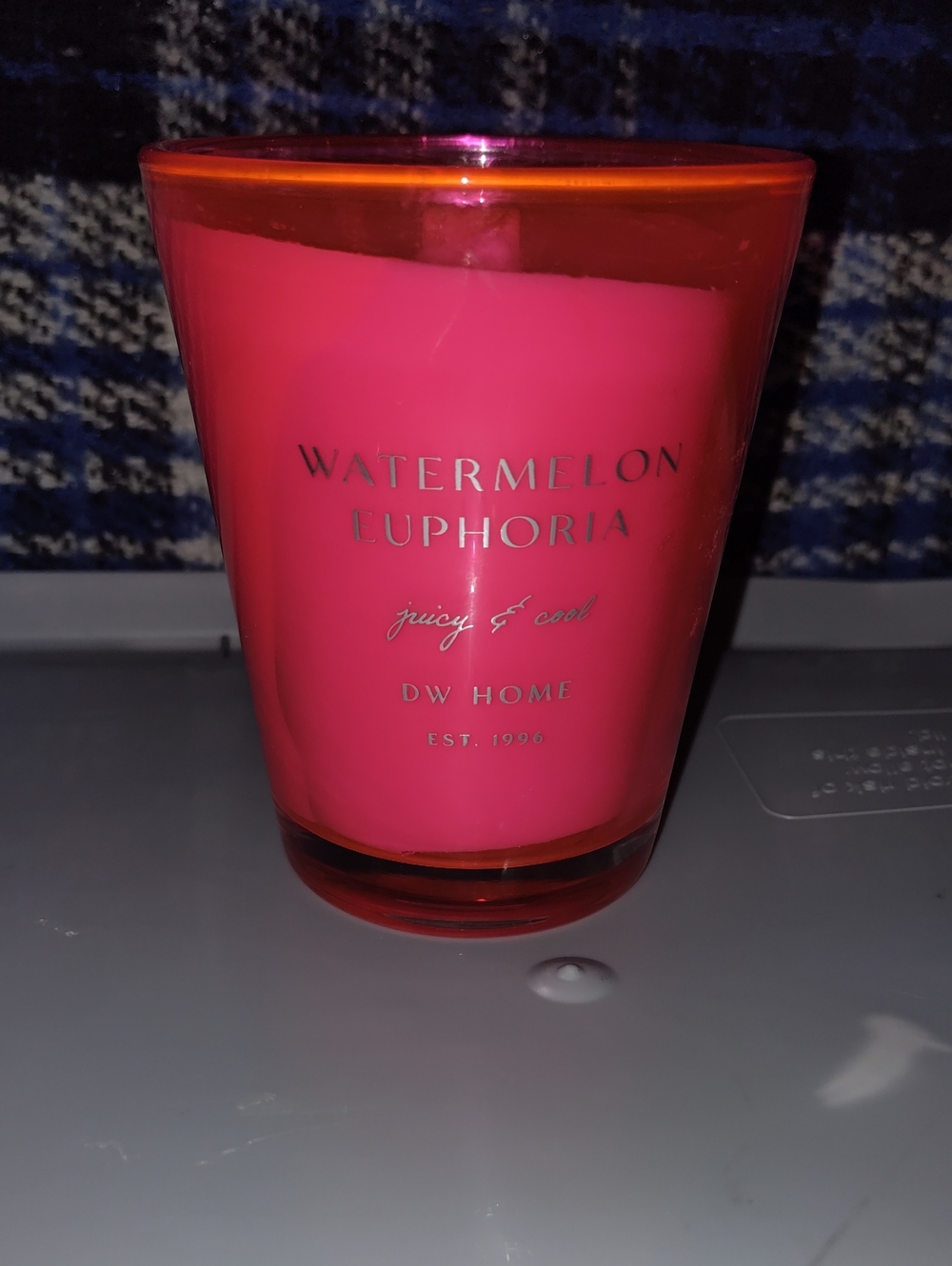 DW Home Watermelon Euphoria Candle - Bright Pink